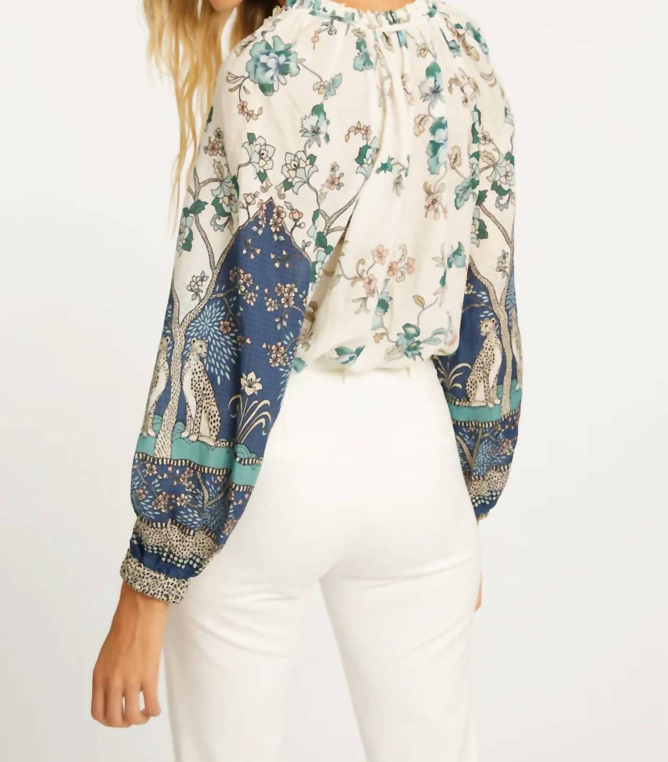 Caballero - Miki Cheetah Reflections Top