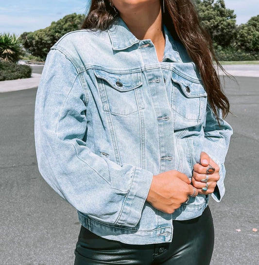 Listicle - Boyfriend Denim Jacket