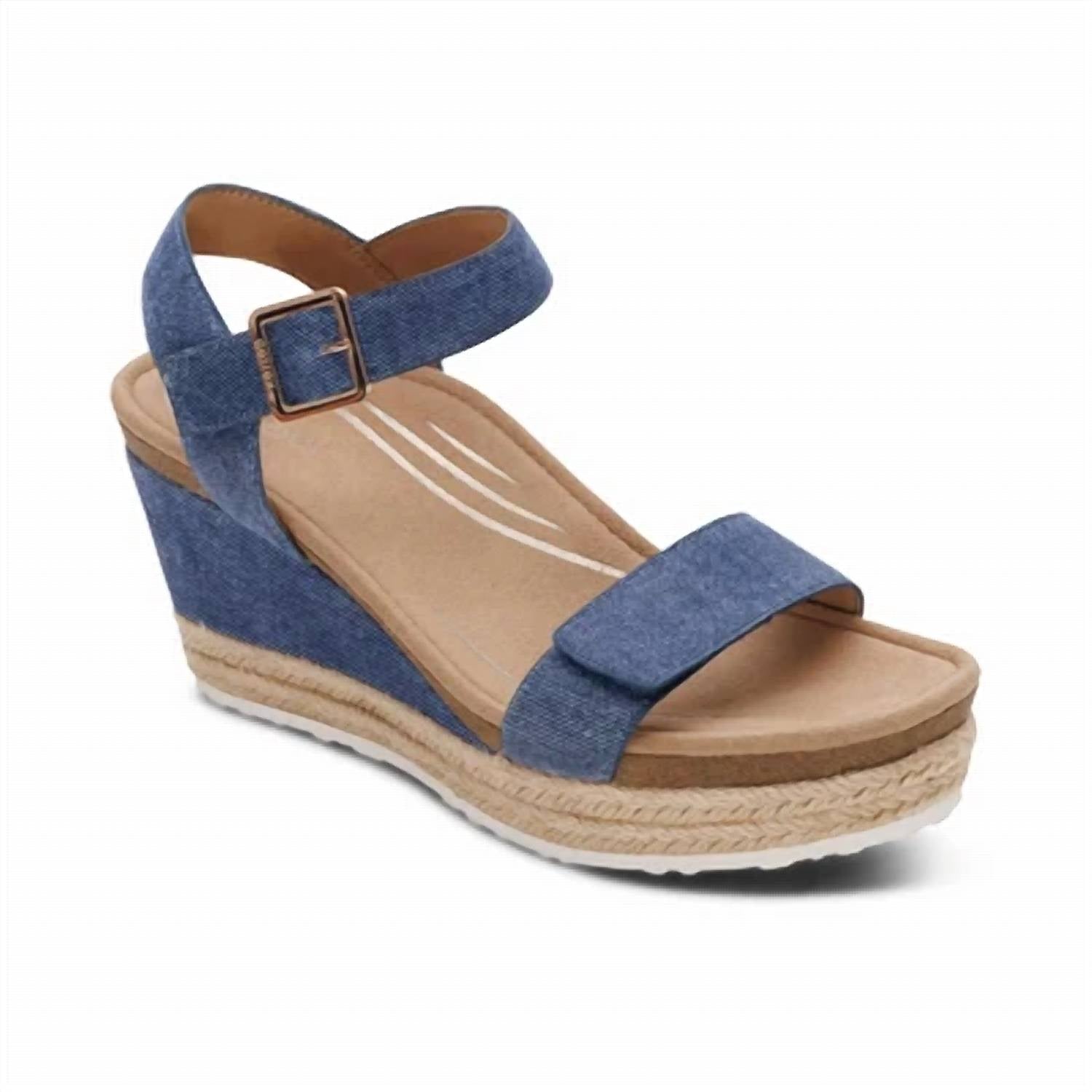 Aetrex - Women's Sydney Espadrille Quarter Strap Sandals