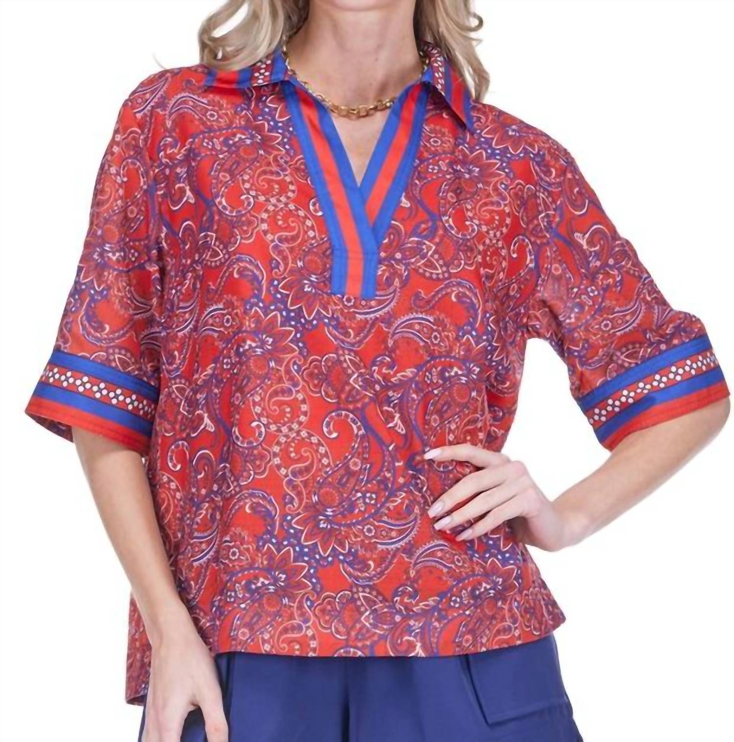 Joy Joy - Island Collar overshirt