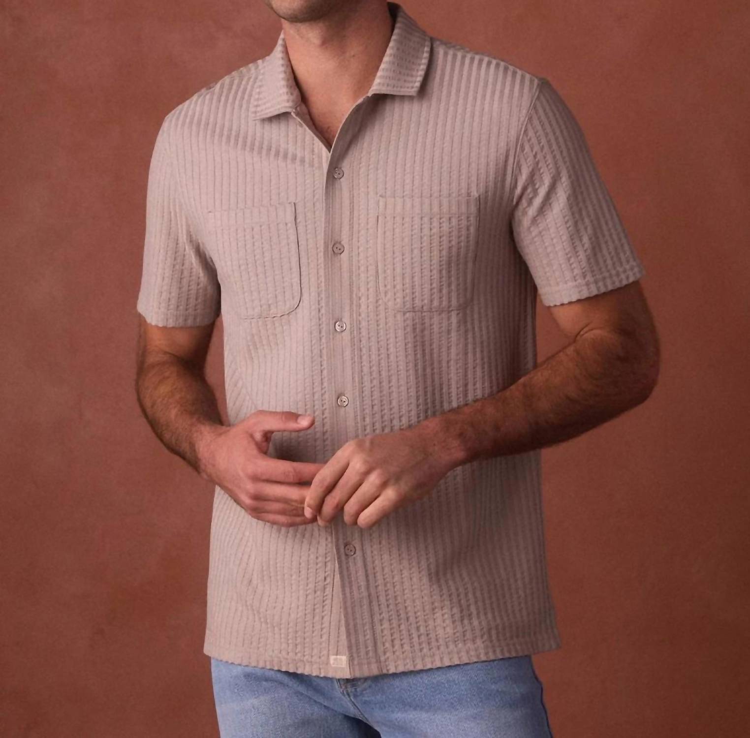 The Normal Brand - Knit Getaway Button Up Shirt