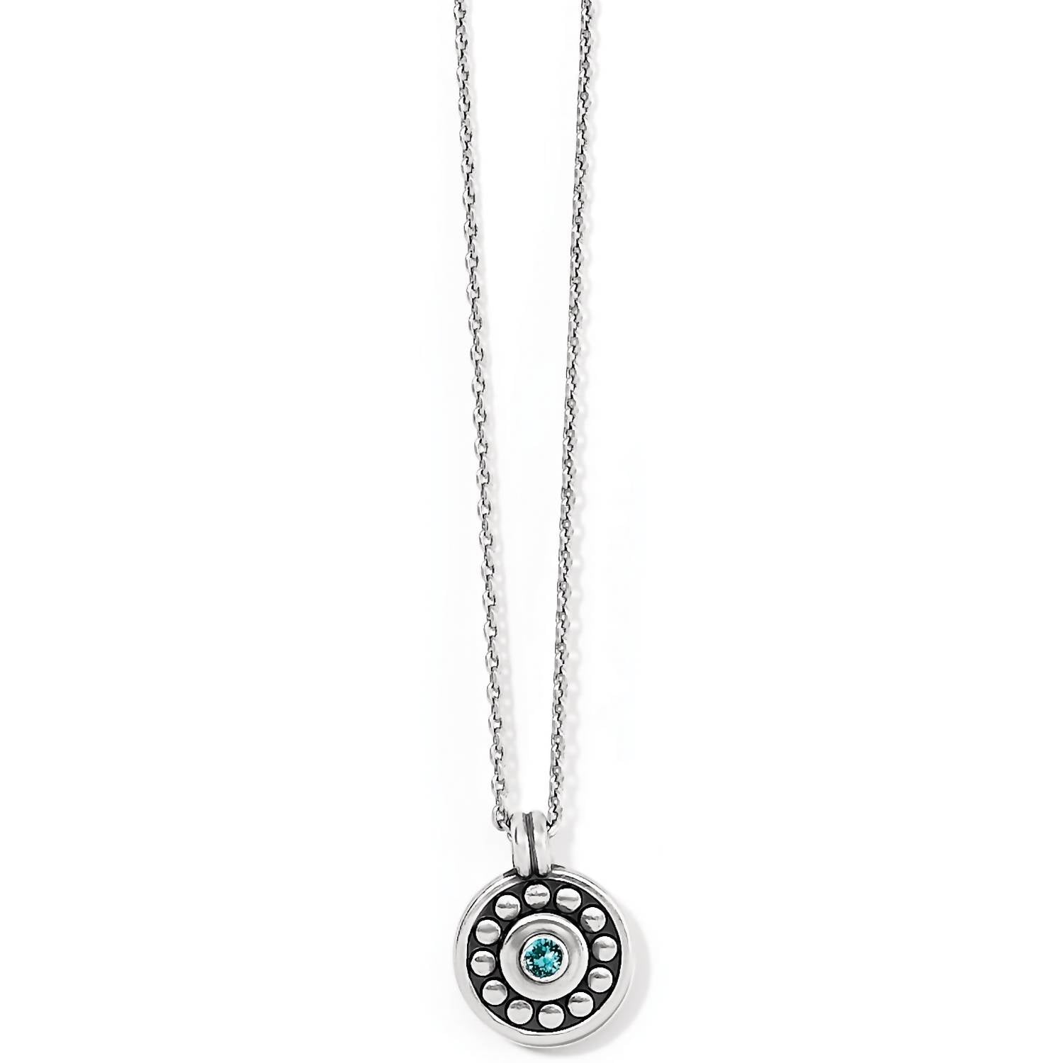 Brighton - Women's Pebble Dot Medali Petite Reversible Birthstone Necklace