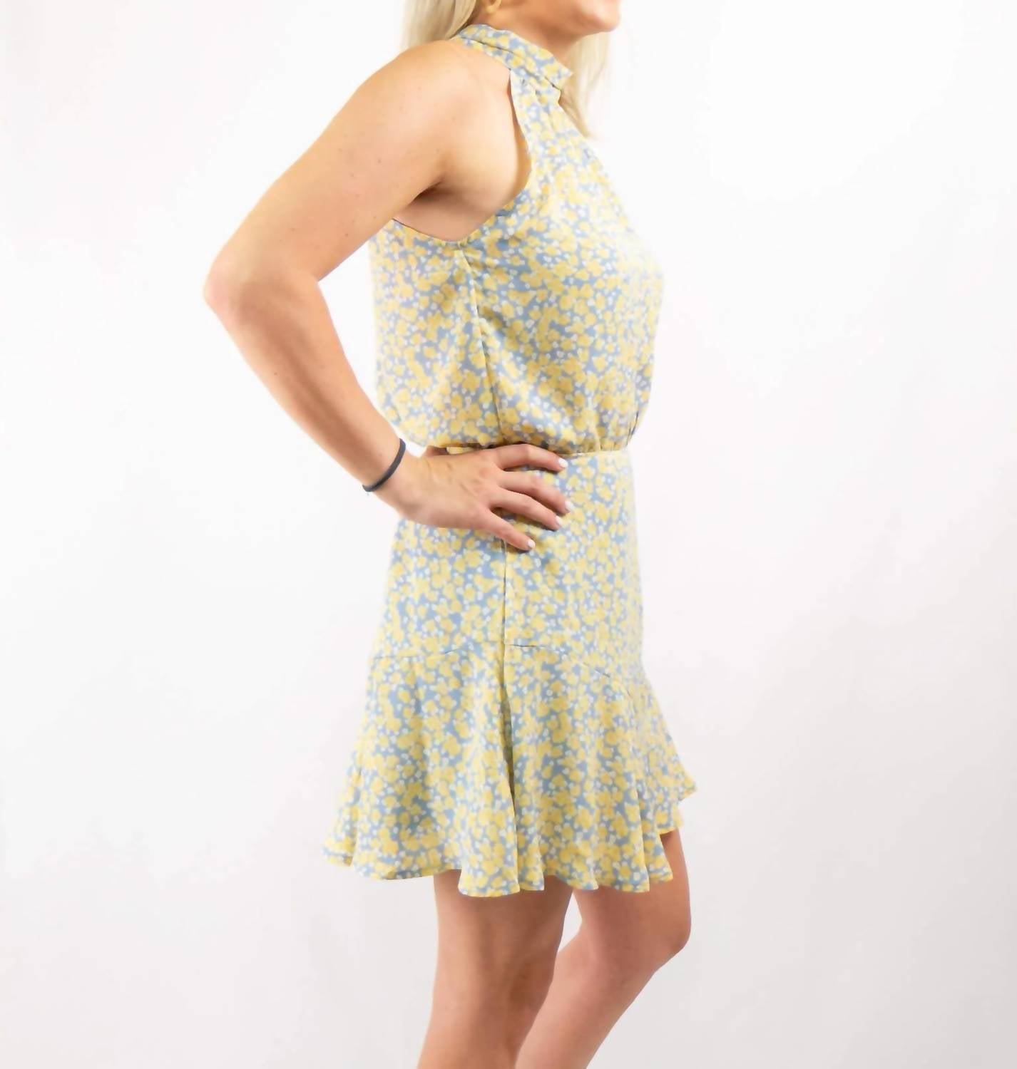 Mittoshop - Sunday Funday Floral Halter Dress