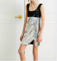 Theme - Nelly Sequin Dress With Bow