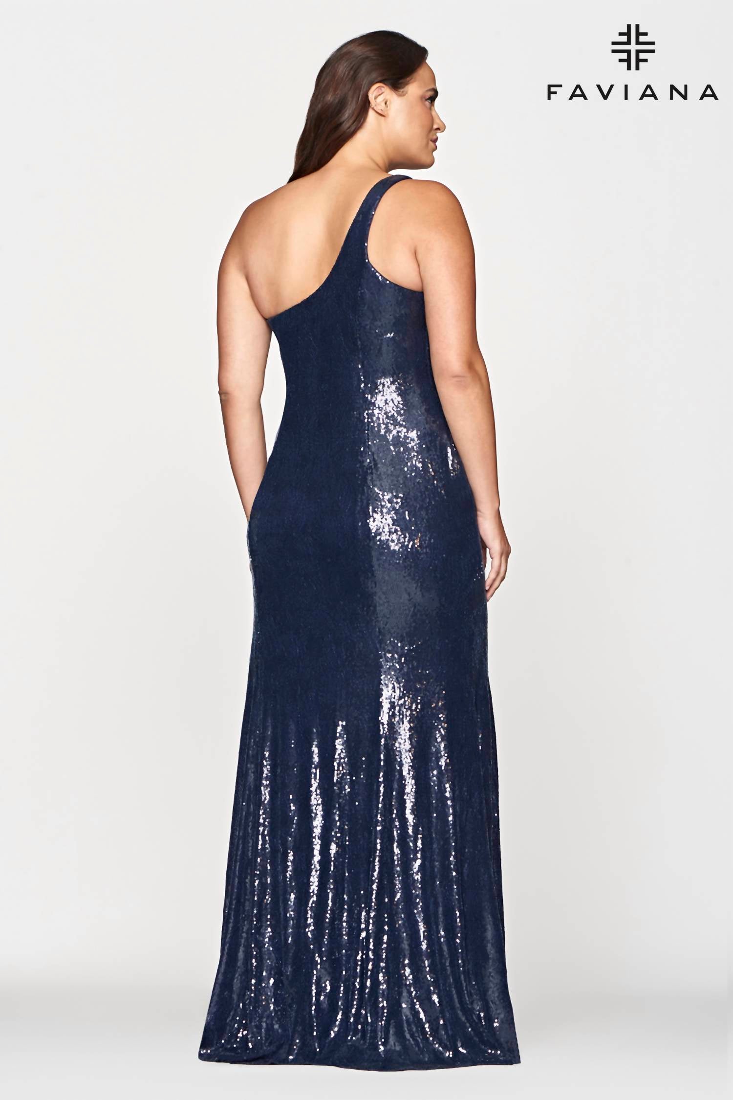 Sequin One Shoulder Dress
