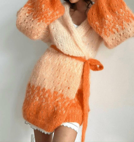 Maridruna - Puffchic Mohair Hand Woven Cardigan