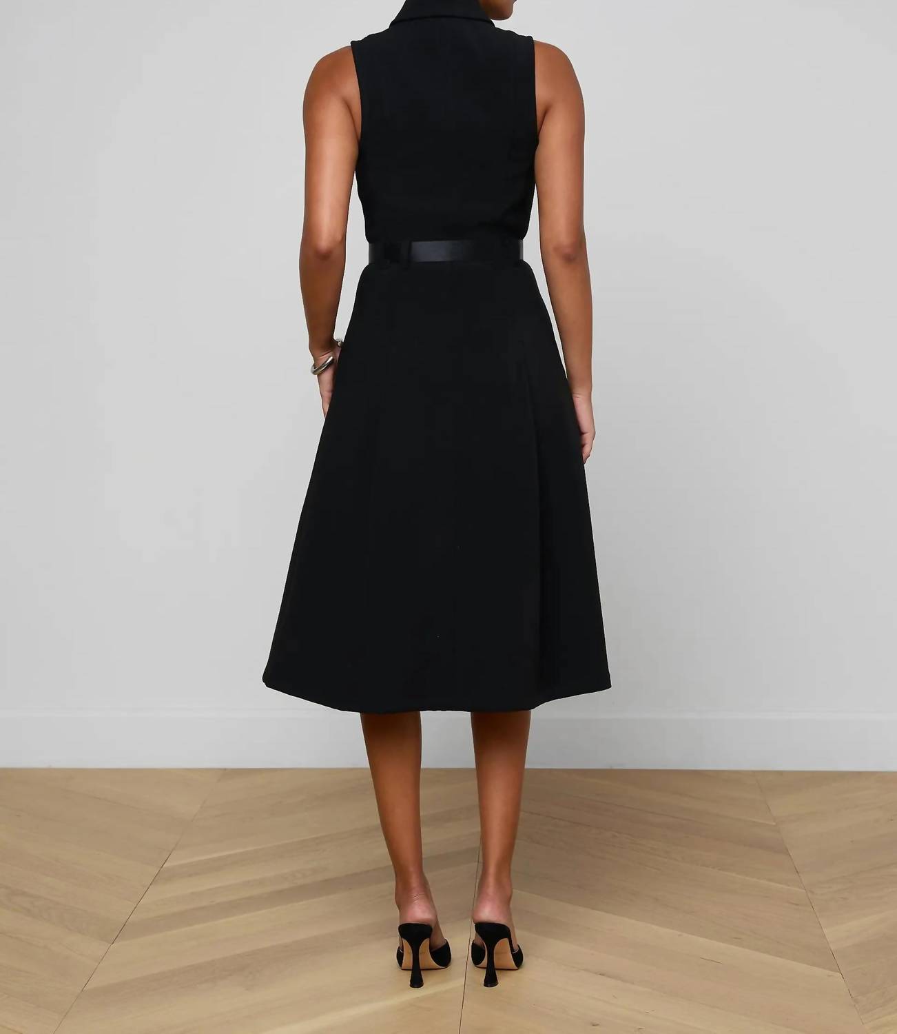 L'Agence - Kylo Shirt Midi Dress