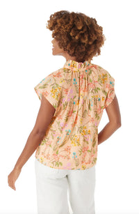 Crosby by Mollie Burch Wilson Top in horticulture - women's blouse - alternate view