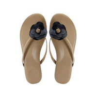 solei sea Women's Valentina Sandal in tan black - women's sandal
