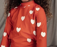 Mini Rodini - Girl's Hearts UV Swimshirt