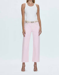 Pistola - Lexi Mid Rise Bowed Straight Jean
