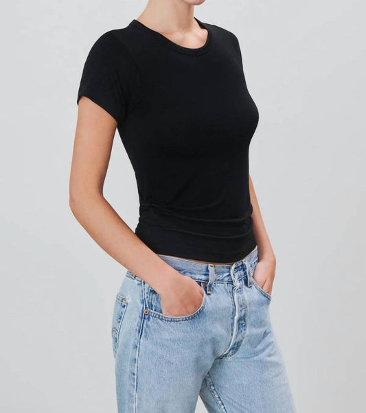 Eterne - Fitted Crewneck Short Sleeve T-shirt