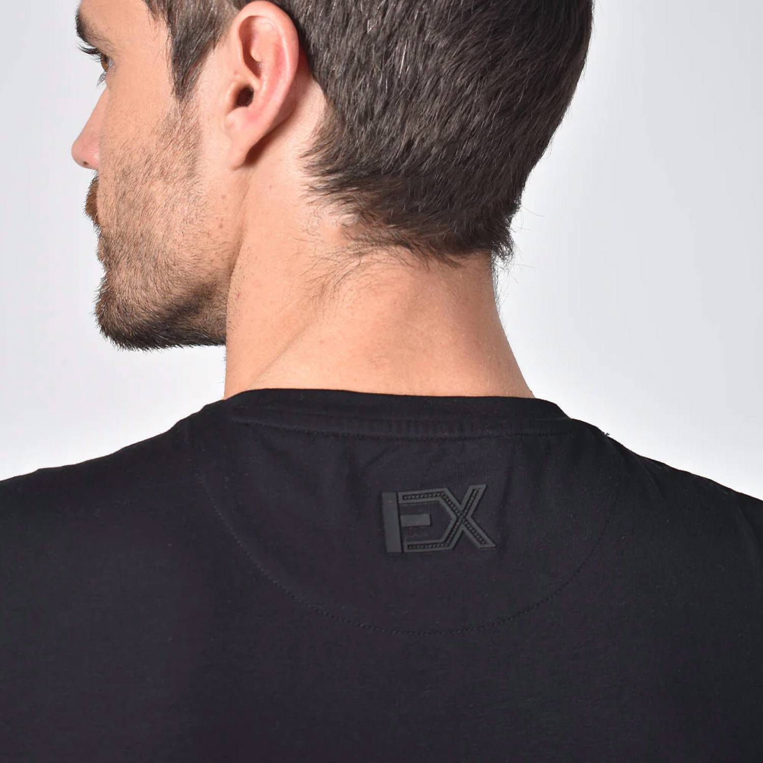 Eight X - Crew Neck With Silicone Biker Patch T-Shirt