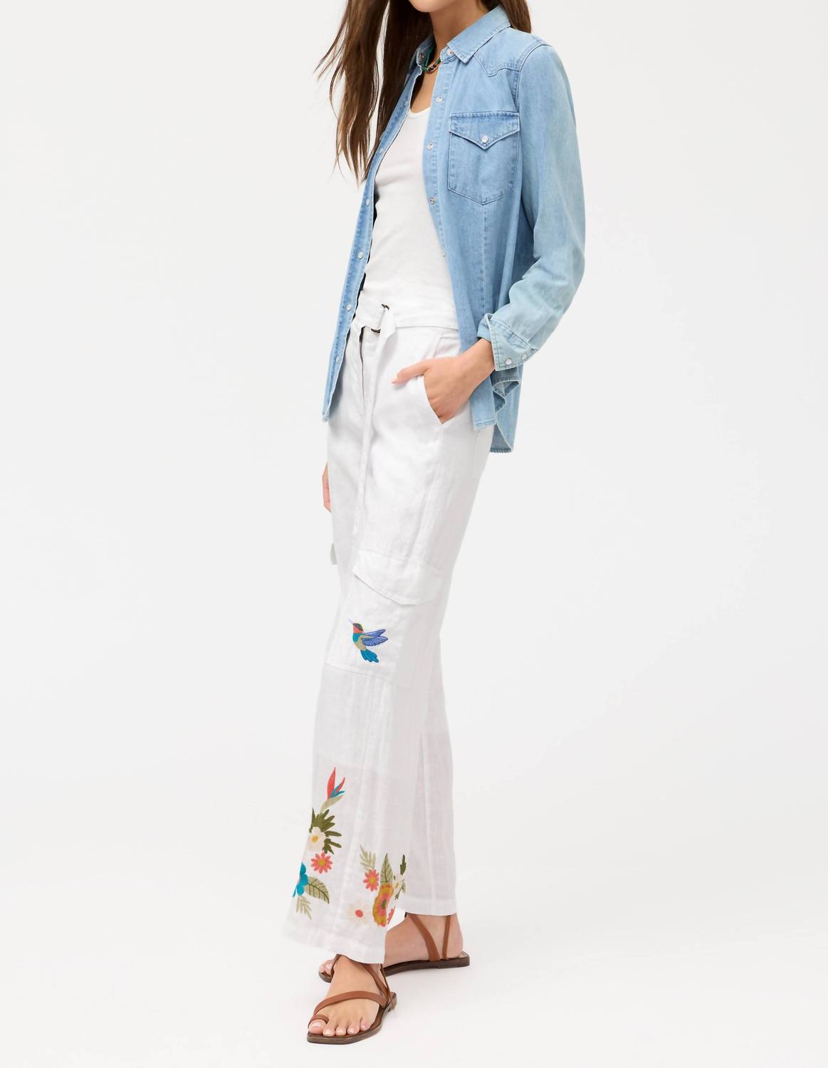 Johnny Was - RELAXED LINEN PANT