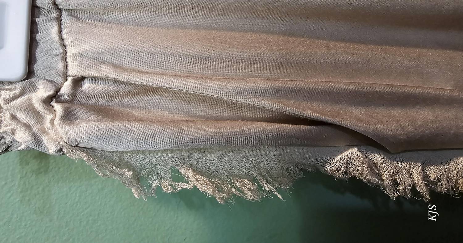 Made In Italy - Women's Silk Pant With Fringe
