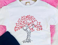 Midwest Tees - Women's Ribbon Tree Jogger Set