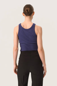 Soaked In Luxury - Simone Rib Jersey Slim Fit Tank Top