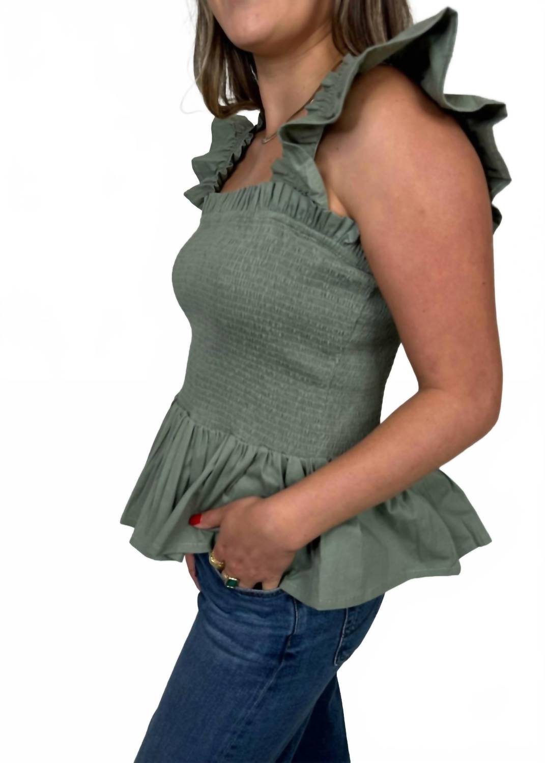 Phie Collective - Poplin Stretch Riza Top