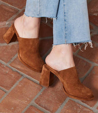 Seychelles - Women's Honor Suede High Heel Clogs