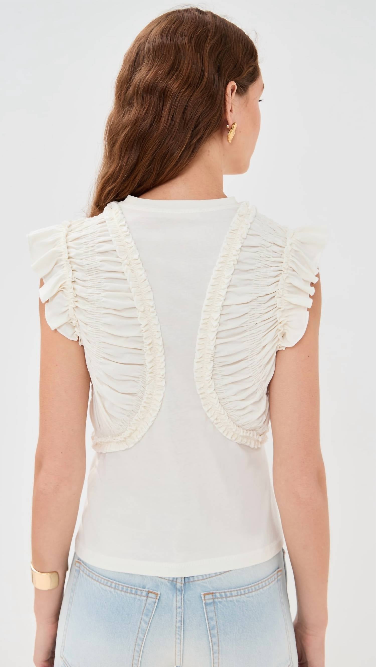 Ulla Johnson - Val Sleeveless Ruffled Top