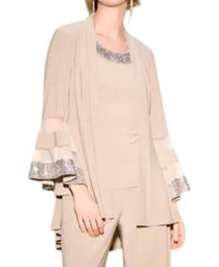 Joseph Ribkoff - Flared Top with Mesh Inserts