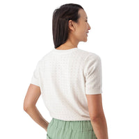 Aventura - Lottie Pointelle Sweater Top