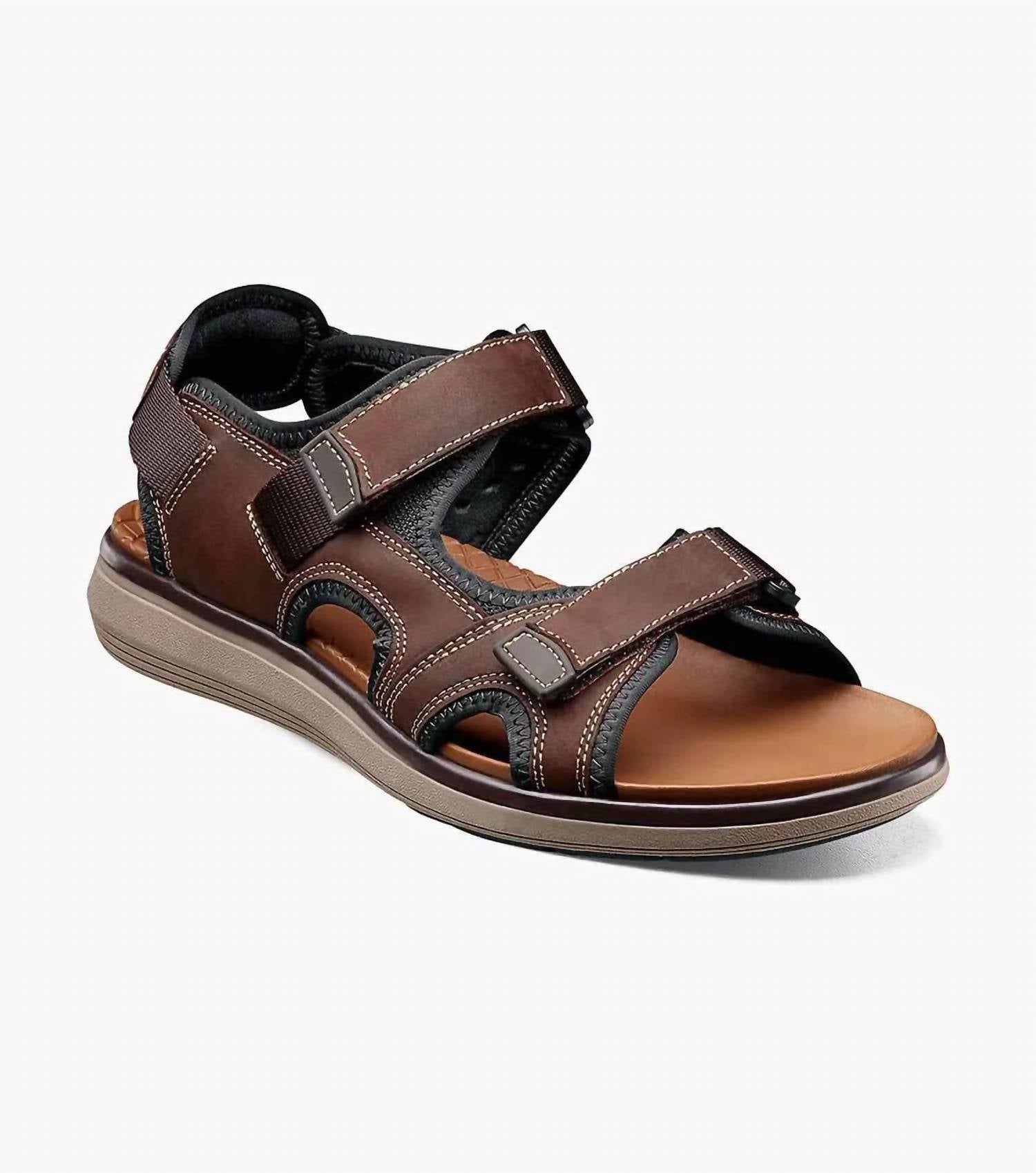 Florsheim Men's Venture River Sandals in brown - women's sandal