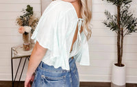 Ocean Drive - In The Air Short Sleeve Cropped Top