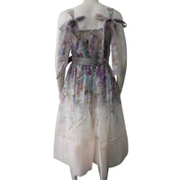 Elppis - Women's Floral Bustier Dress