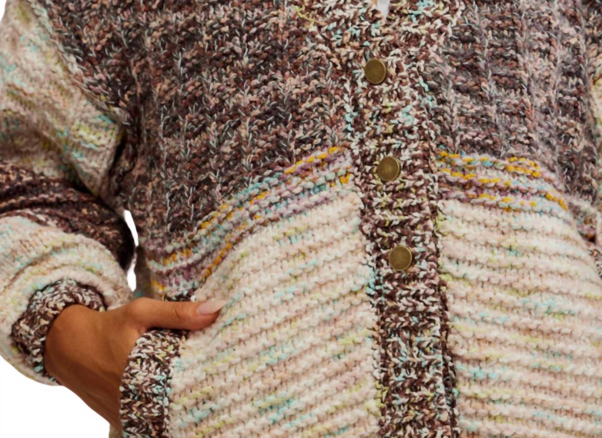 Free People - Isabella Colorblock Cardigan