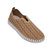 Ilse Jacobsen Women's Tulip 148 Sneaker in latte - women's sneaker