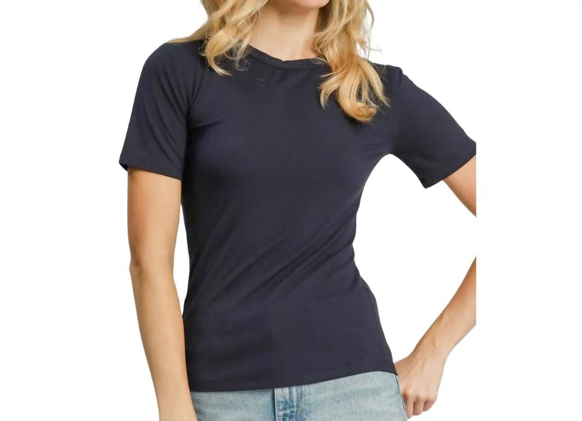 Umgee - Crewneck Short Sleeve Tee