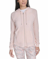 Calvin Klein - Performance Ruched-sleeve Zip Hoodie