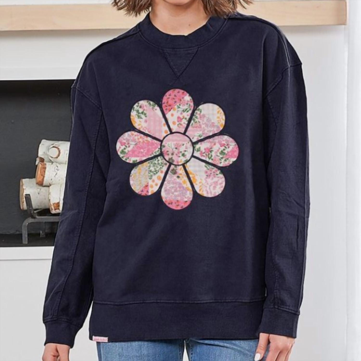 Simply Southern - Katarina Flower Pullover