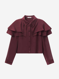 Frame - Silk Cape Blouse