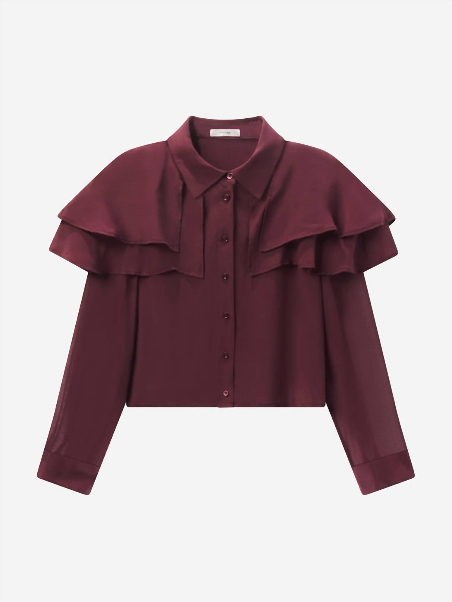 Frame - Silk Cape Blouse