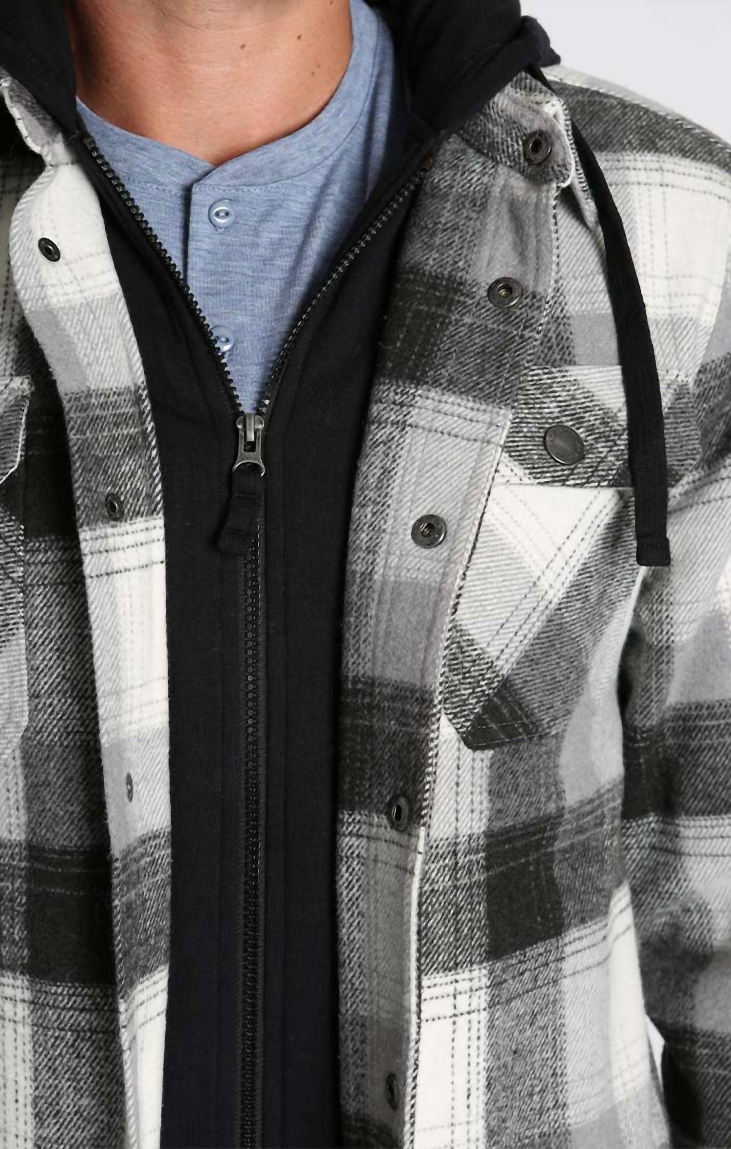 Jachs New York - Wool Blend Hooded Jacket