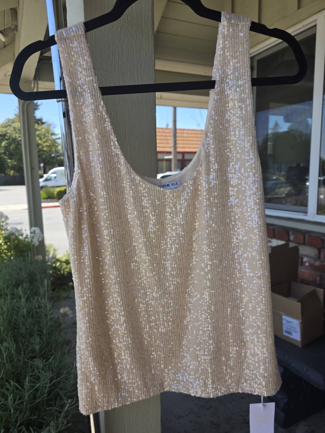 Rue Sophie - Women's Rael Sequin Tank