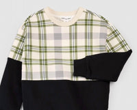 Miles Baby - Kids Plaid Mix Jogging Set