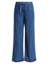Frame - Super Drape Drawstring Wide Leg Jean