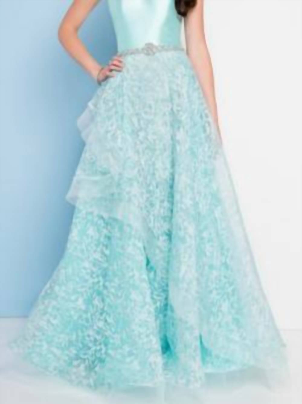 Terani Couture - Strapless A-line Gown