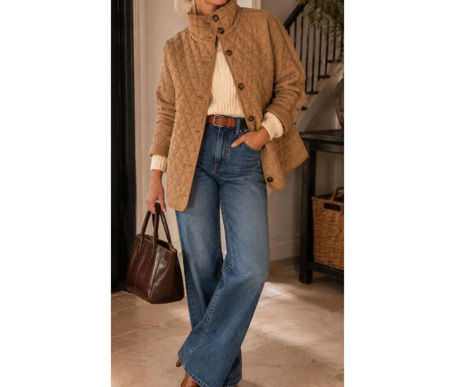 La Miel - Quilted Oversized Shacket