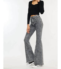 Kancan - Reya High Rise Flare Jeans