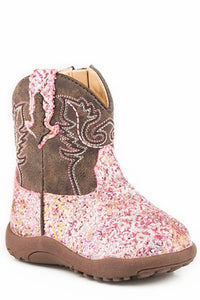 Roper - Girl's Glitter Aztec Booties