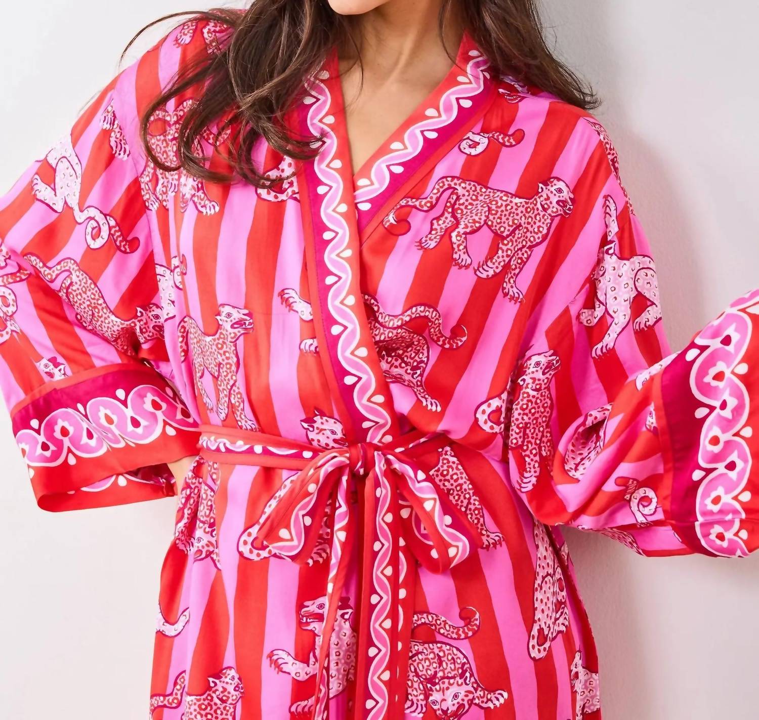 Printfresh - Leopard Stripes Robe
