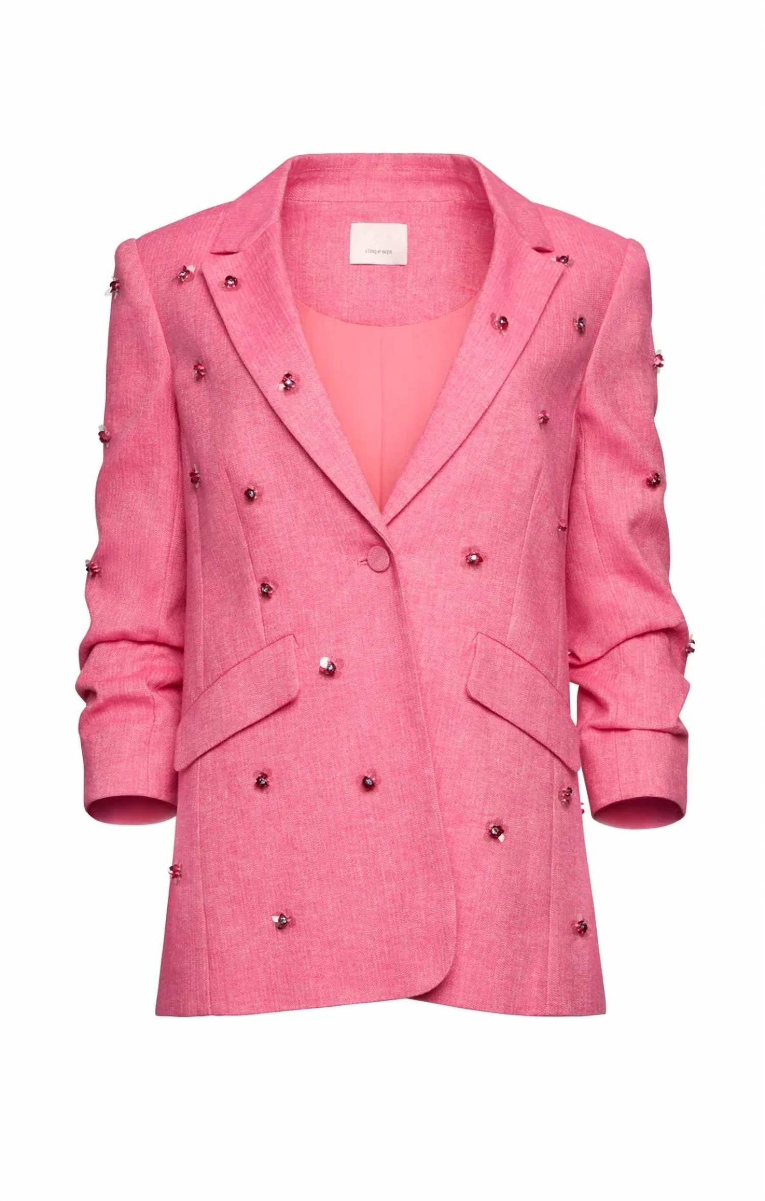 Cinq A Sept - Wildflower Paillette Kylie Blazer