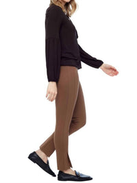 Bamboo Knit Long Sleeve Tie Neck Top