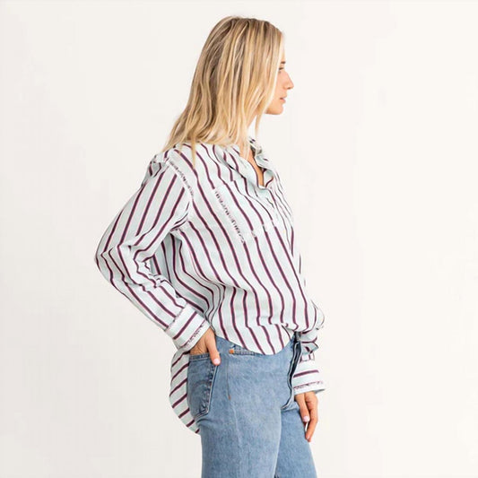 Kerri Rosenthal - Marti Striped Actually Shirt