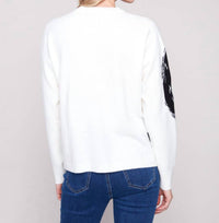 Charlie B - Placed Jacquard Crew Neck Sweater