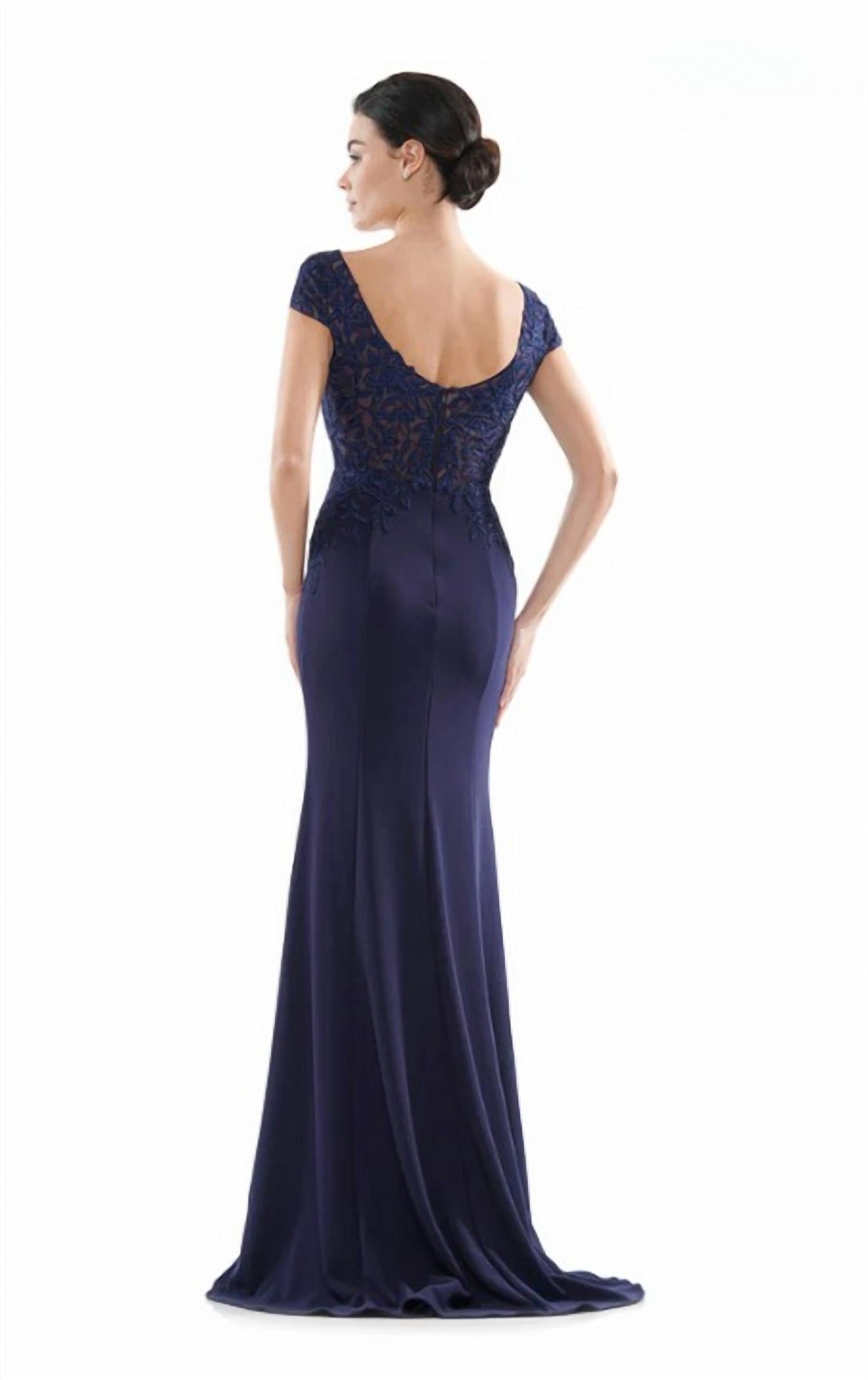 Colors Dress - Fit And Flare Faille Gown